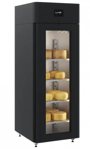 Шкаф холодильный для вызревания сыра Polair CS107 Cheese Black